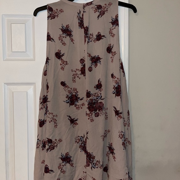 Free People Floral Hi-Lo Dress or Top, Size Small Petite - Picture 4 of 4